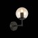 Wall lamp EVOLUCE. Sle154901-01. Lacotta. 1x40 W, E27, 20x30 cm, black color