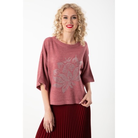 Female jumper, size 44, pink color