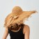Women's hat Minaku "Summer Mood", size 56-58, brown color