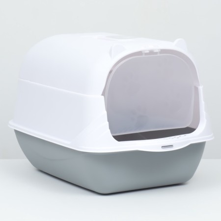 Domik toilet 35 x 50 x 35 cm, white-gray-3