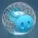 Ball for rodents Carno, 33 cm, blue