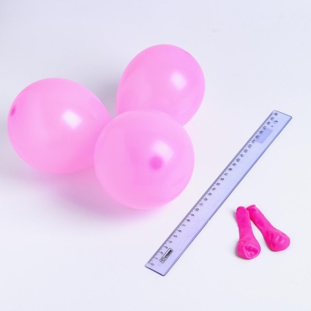 Shar Latex 5 ", pastel, set of 100 pcs., Water bombs, pink color