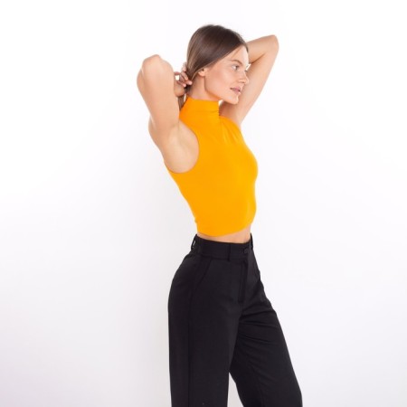 Top female, orange color, size 44 (m)-3