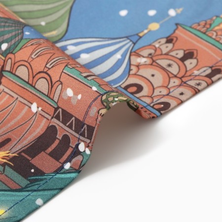 New Year. Red Square 40x73 cm, 100% cotton, sarzha 190 g/m2-5
