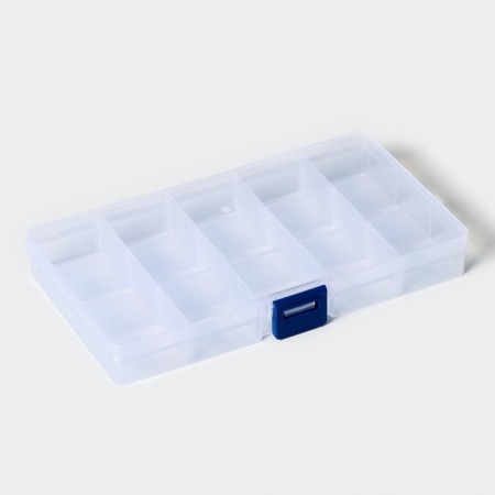 Ricco organizer for storage, plastic, 15 cells, 17.5 × 10 × 2.2 cm, mix color-8