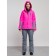 Ski costume female winter, size 48, pink color