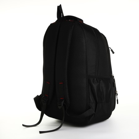 Youth backpack on lightning, 6 pockets, black color-3