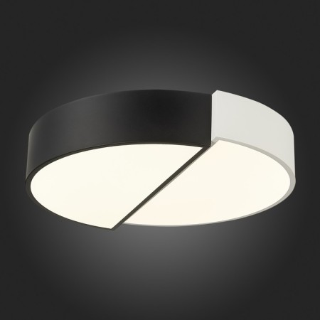 Ceiling EVOLUCE lamp. Sle200642-01. Meta. 1x36 W, LED, 3000K/4000k/6000k, 2160 LM, 50x50x10 cm, white, black color-2