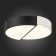 Ceiling EVOLUCE lamp. Sle200642-01. Meta. 1x36 W, LED, 3000K/4000k/6000k, 2160 LM, 50x50x10 cm, white, black color