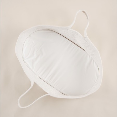 Basket wicker for storing things, carrying and swaddling, with mattress, cotton 70x38x25 cm-5