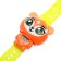Electronic clock "cunning fox", Orange color