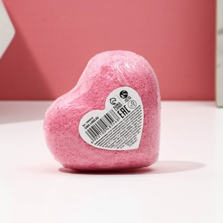 The bathtub bomb "Relations", 130 g, raspberry aroma, pure happiness-3