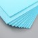 Foamiran glitter 2 mm, 20x30 cm, light blue
