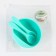 Baby plate on a suction cup and cutlery, I, crumb, turquoise
