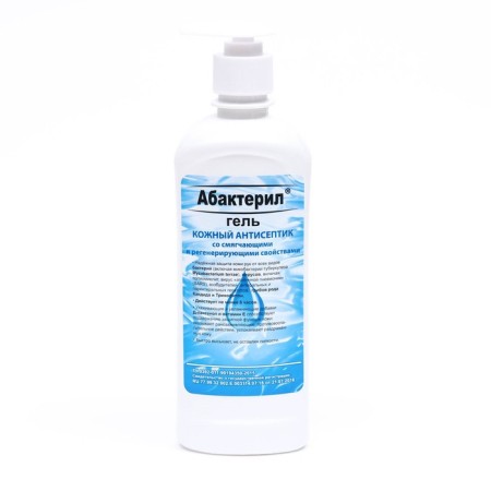 Disinfectant abacteril gel, pump suboser, 500 ml