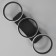 Lamp "NAMI" LED 33W 6000K Black 52.5x17x7 cm