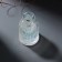 Diffuser for essential oils "Vertical" 90 ml transparent mother -of -pearl 5.5x5x9.5 cm