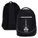 School backpack 42 x 30 x 20 cm, ergonomic back, Hatber sreet "Cosmos", black NRK_75071