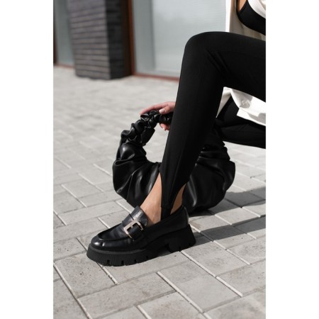 Women's pants with barrelseeva olesya, size 42, black color-2