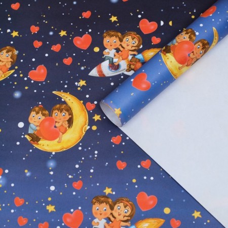 Paper Glossy Paper "Love couple", 70 x 100 cm