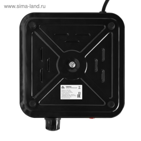 Electric tile Luazon LHP-001, 1 burner, 1000 watts, heater spiral, black-4