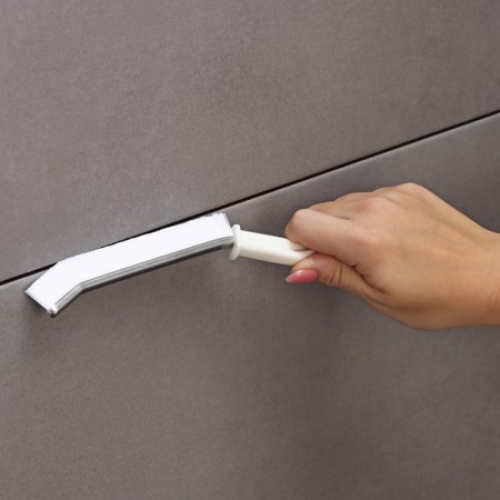 Brush for cleaning narrow places of the share, 23 × 2 cm, white color-1