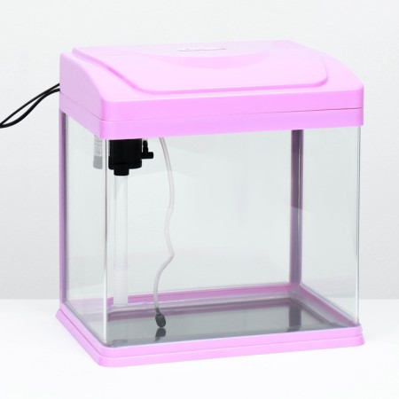 The Seastar HX-320F Aquarium includes: LED lamp, filter, 18 l, pink