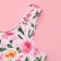 Children's swimsuit KAFTAN "Flowers", height 110 cm, pink