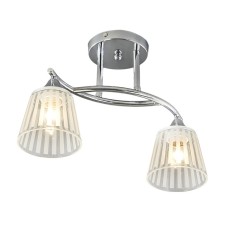 Ceiling lamp 2x60W E27, size 38x12x25.5 cm