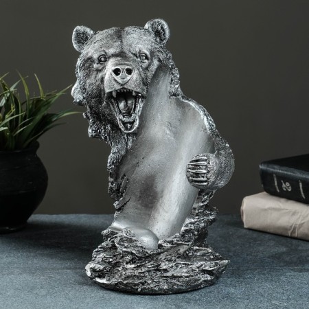 Stand for the bottle "Bear" 25x14x15cm, steel-1