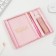 Set "since March 8": cover for PVC passport, keychain and pen Plastic