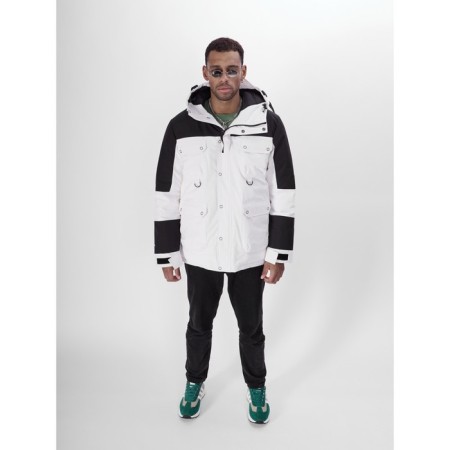 Ski jacket men's, size 48, white color-9
