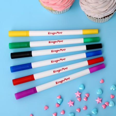 Food marker 2-third-party, set of 6 colors-1