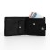 Male purse for magnet, department for bills, for maps, for coins, black color