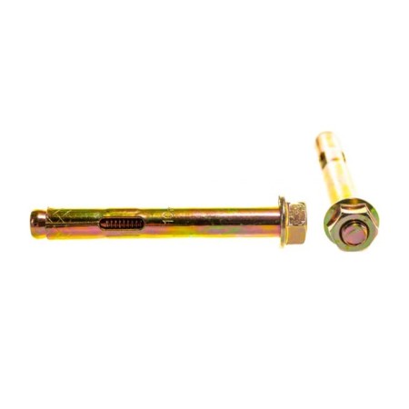 Anchor bolt of the bison, with a nut, yellow -preserved, 10x77 mm, 40 pcs-3