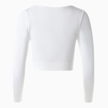 TOP with a long sleeve Minaku: Sportly; Color white rr r l-9