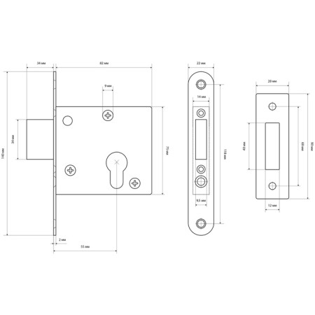 Castle of the Smeal "Standard" ZV1-2C, without a handle-1