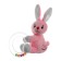 Soft toy "Bunny", with a rattle