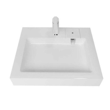 MY SPACE STAR 55 5227550 sink, above the washing machine, with brackets, with siphon, white 103857