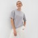 Women's T-shirt Minaku Oversize Fit: Light gray color, river 42