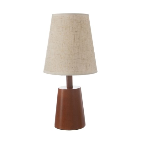 Twenthic lamp "India" 1x40W E27 walnut 16.5x16.5x35cm-5