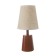 Twenthic lamp "India" 1x40W E27 walnut 16.5x16.5x35cm