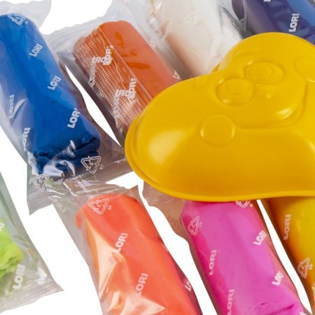 Plashka sculpting dough, 15 centers. 24 grams, with molds-2