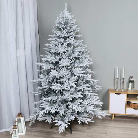 Spruce artificial forest fairy, snowy 210 cm,