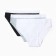 Set of panties of slips minku rubber size 40-42 (white, beige, black) 3 pcs