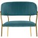 CHARTAL SHAMELIA CHAMELIA Metal/velor, gold/green 57x55x80 cm