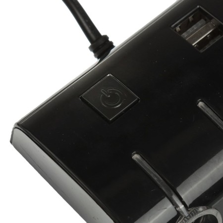 Smuster Rapper, 3 Nests, 2 USB 1 A, 60 W, 12/24 V, backlight, wire 70 cm-2