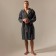 Terry robe with a hood of men's SL Home: Basic "Grig Sandra", size L, 100% cotton, 420 g/m2 9849