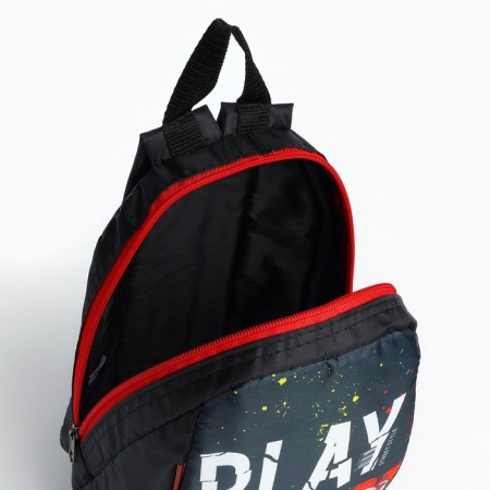 School Baby Baby for the boy "Keds", 20x13x26, lightning department, black-5
