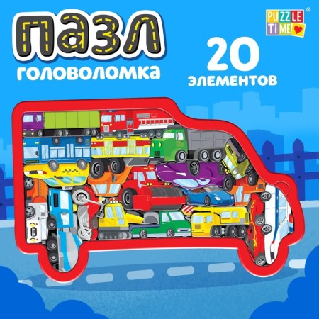 Puzzle-headed "Transport", a frame-lodge, 20 parts